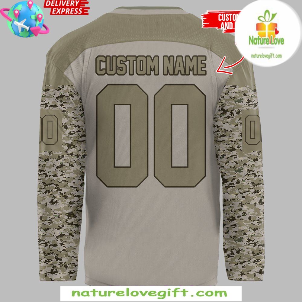 Coachella Valley Firebirds Military Jersey Hockey Appreciation