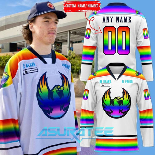 Coachella Valley Firebirds x Pride Night 2026 Special Hockey Jersey