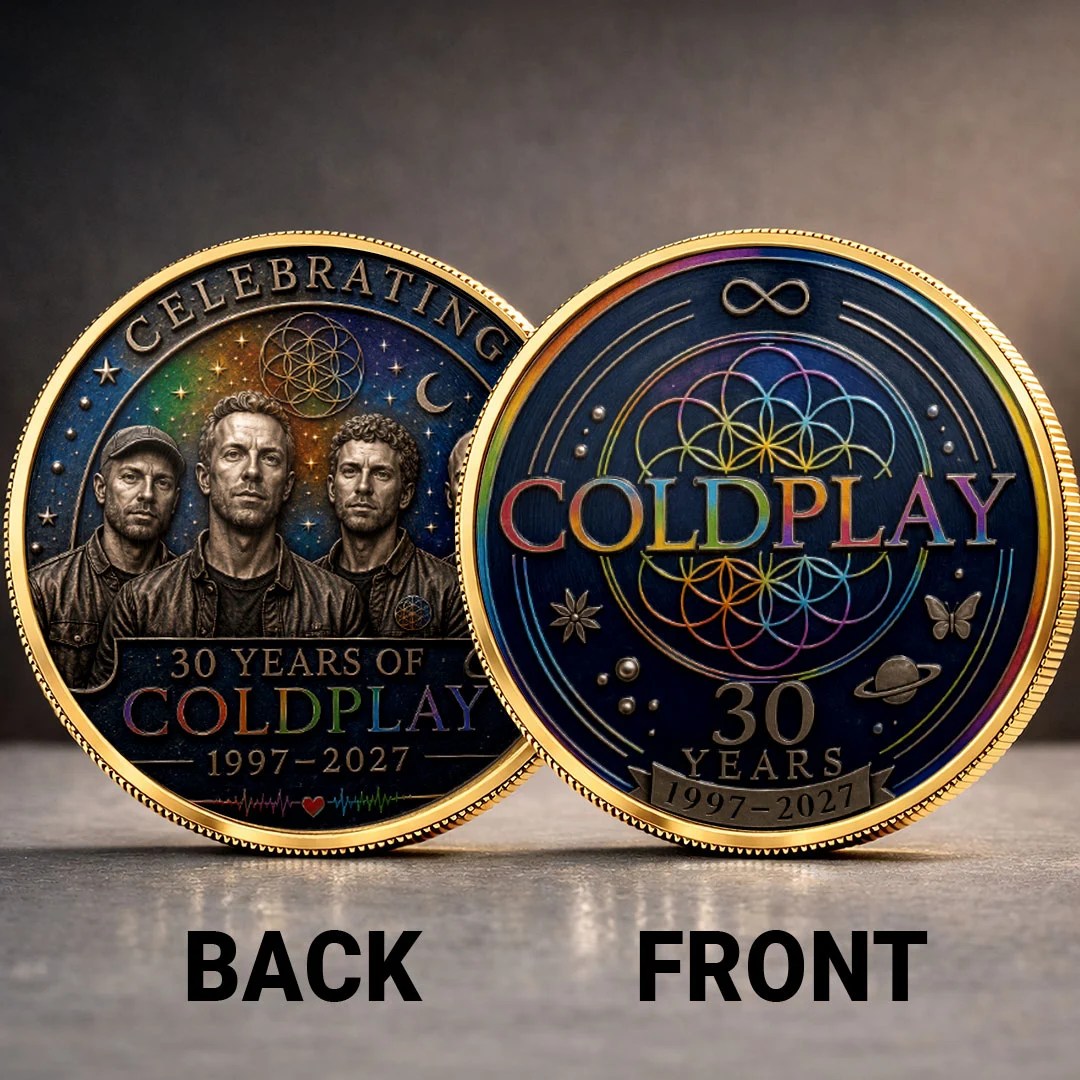 Coldplay 30th Anniversary Commemorative Coin – TANTN25022