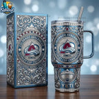 Colorado Avalance 40oz With Handle Yeti Tumbler