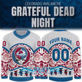 Colorado Avalanche 2025 Grateful Dead Night Jersey