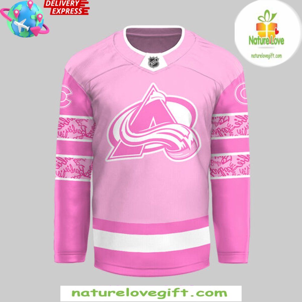 Colorado Avalanche Barbie Night 2026 Jersey Hockey Fan Gear