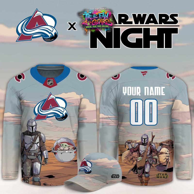 Colorado Avalanche Star Wars Night 2026 Limited Personalized Hockey Jersey