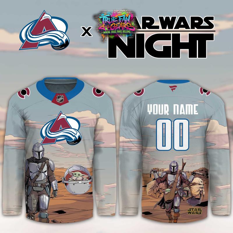 Colorado Avalanche Star Wars Night 2026 Limited Personalized Hockey Jersey