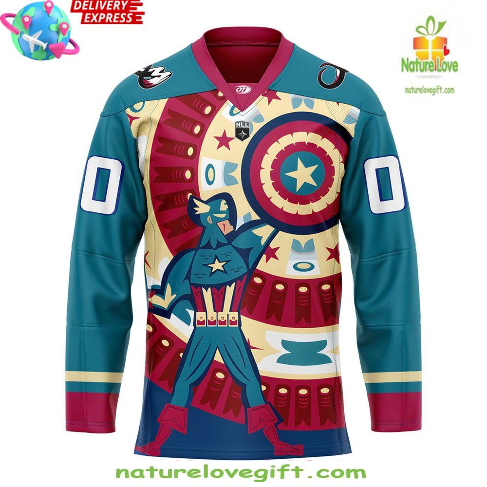 Colorado Mammoth Marvel Hockey Jersey 2026 Super Hero Night