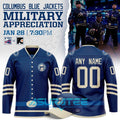 Columbus Blue Jackets 2026 Military Appreciation Night Hockey Jersey