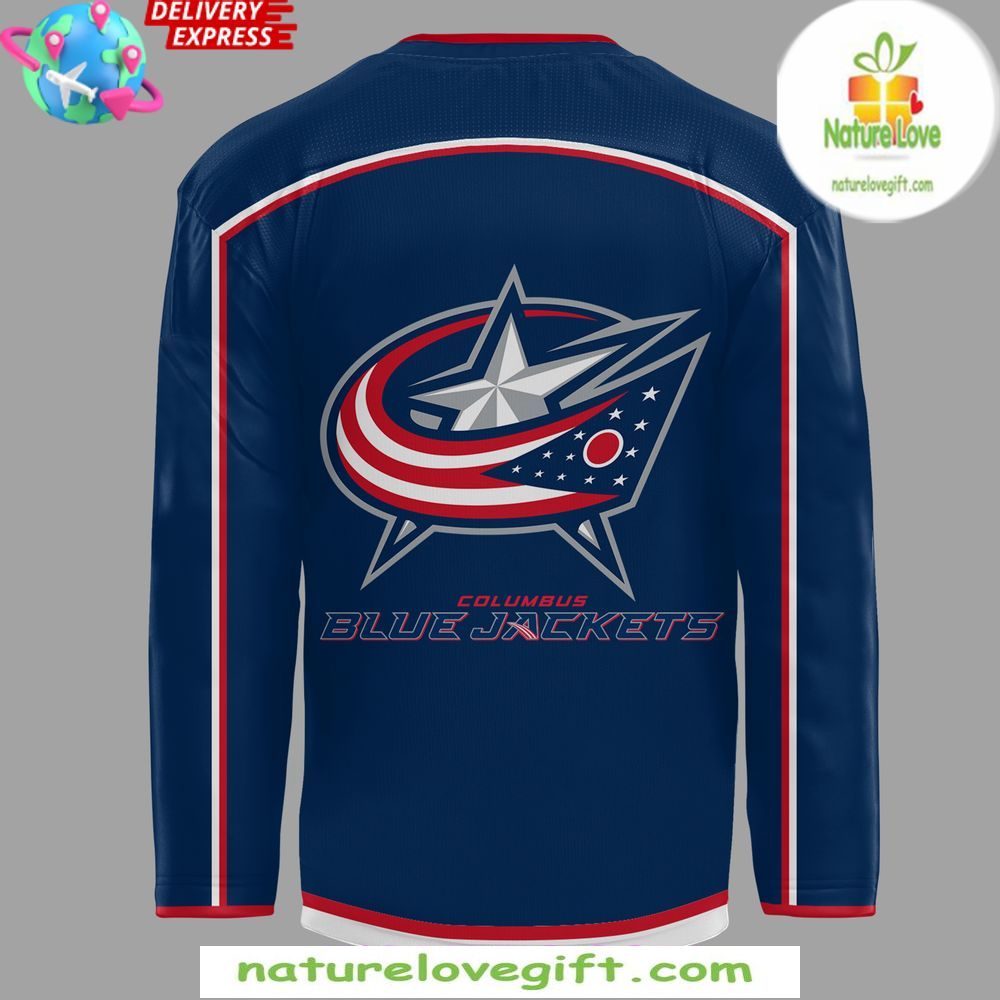 Columbus Blue Jackets Hockey Jersey Educator Appreciation Night