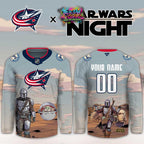 Columbus Blue Jackets Star Wars Night 2026 Limited Personalized Hockey Jersey