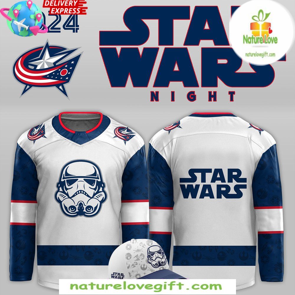 Columbus Blue Jackets Star Wars Night 2026 Hockey Jersey