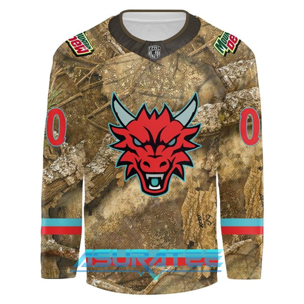 Columbus River Dragons 2026 Outdoors Night Hockey Jersey