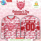 Columbus River Dragons Valentine Jersey Auction Hockey Jersey