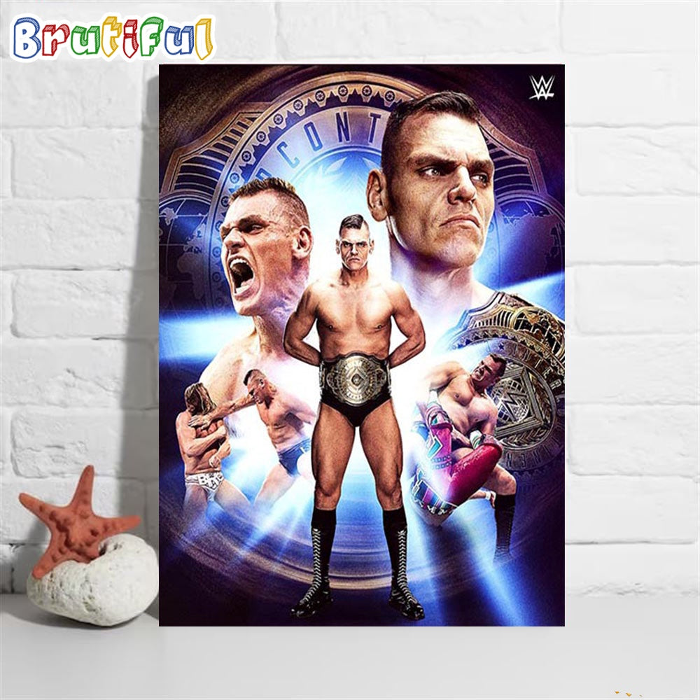 Congratulations To Gunther On Making History As The Longest-Reigning IC Champion Ever Wall Art Poster Canvas