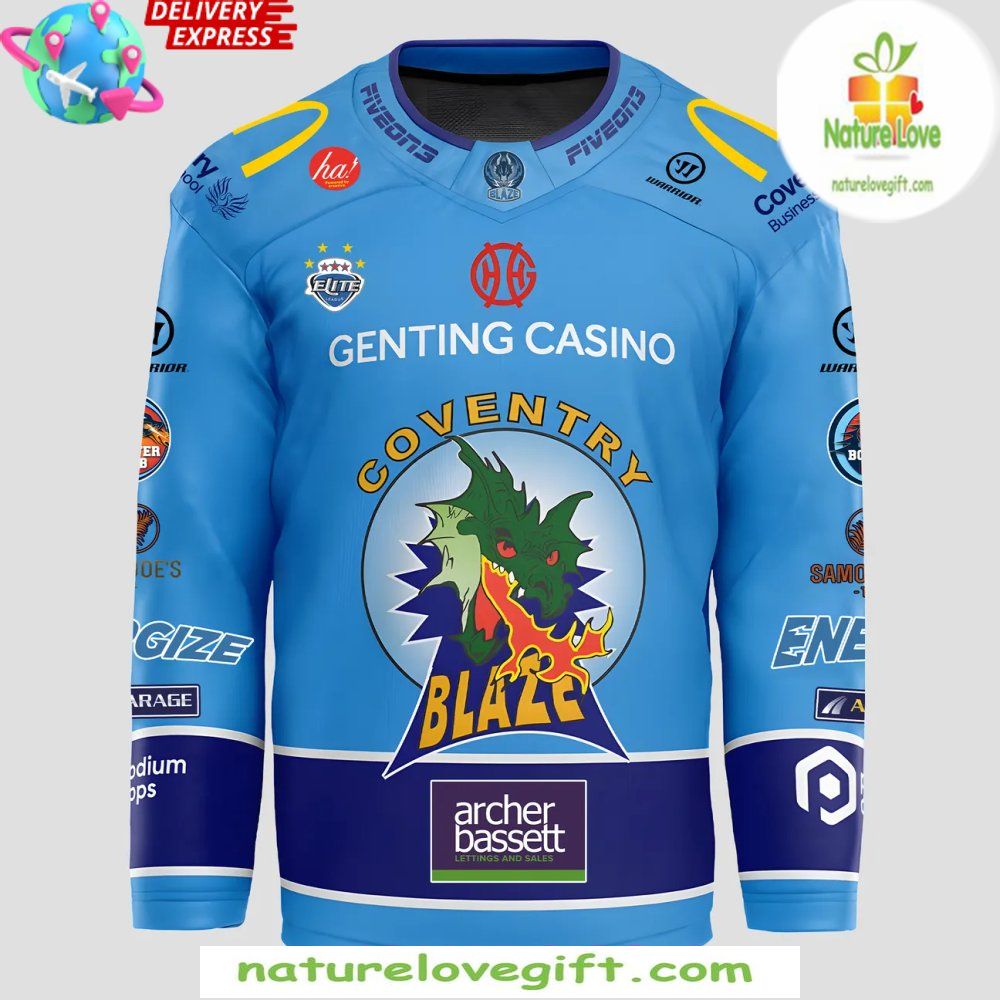 Coventry Blaze 2026 Retro Hockey Jersey Regush