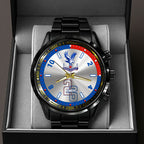 Crystal Palace FC 2026 UEFA Conference League Winners Black Stainless Steel Watch – HOATT18589