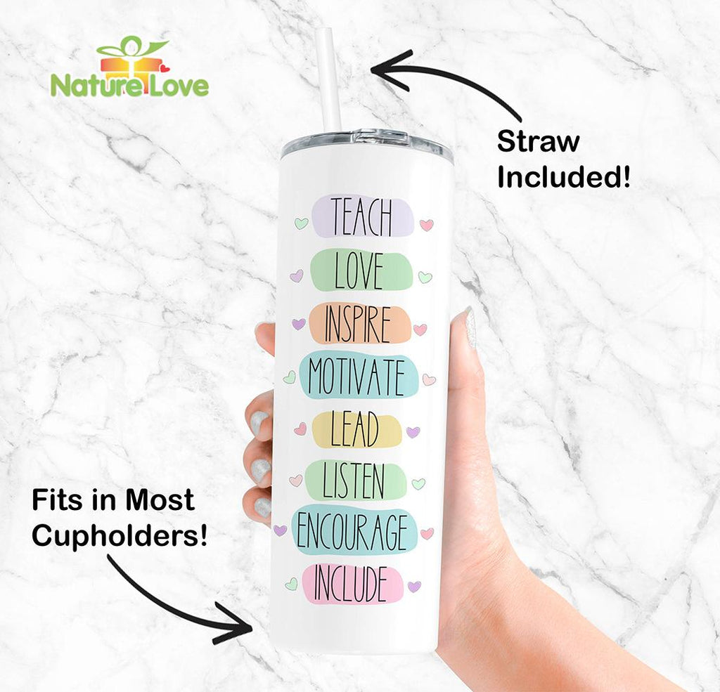 Custom Grade Level Teacher 20 oz Tumbler Back to School Gifts