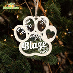 Custom Dog Christmas Ornament Personalized Pet Ornaments Xmas Gift for Dogs Lover