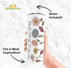 Custom Wildflowers Tumbler with Teacher Name Gifts for Back to School