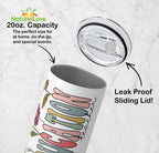 Custom Wildflowers Tumbler with Teacher Name Gifts for Back to School