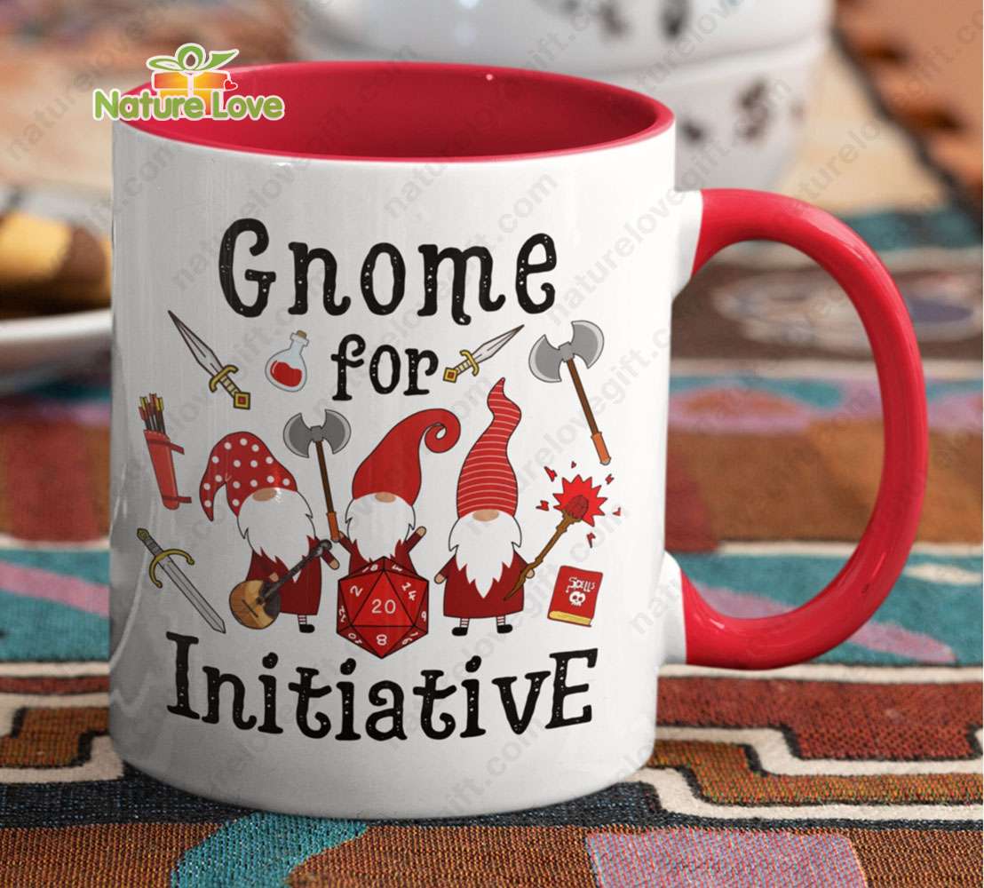 DND Gnome for Initiative Mug DnD Dungeons and Dragons Gift