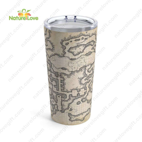 DND Map Cartography Pathfinder Tumbler DnD Dungeons and Dragons Gift