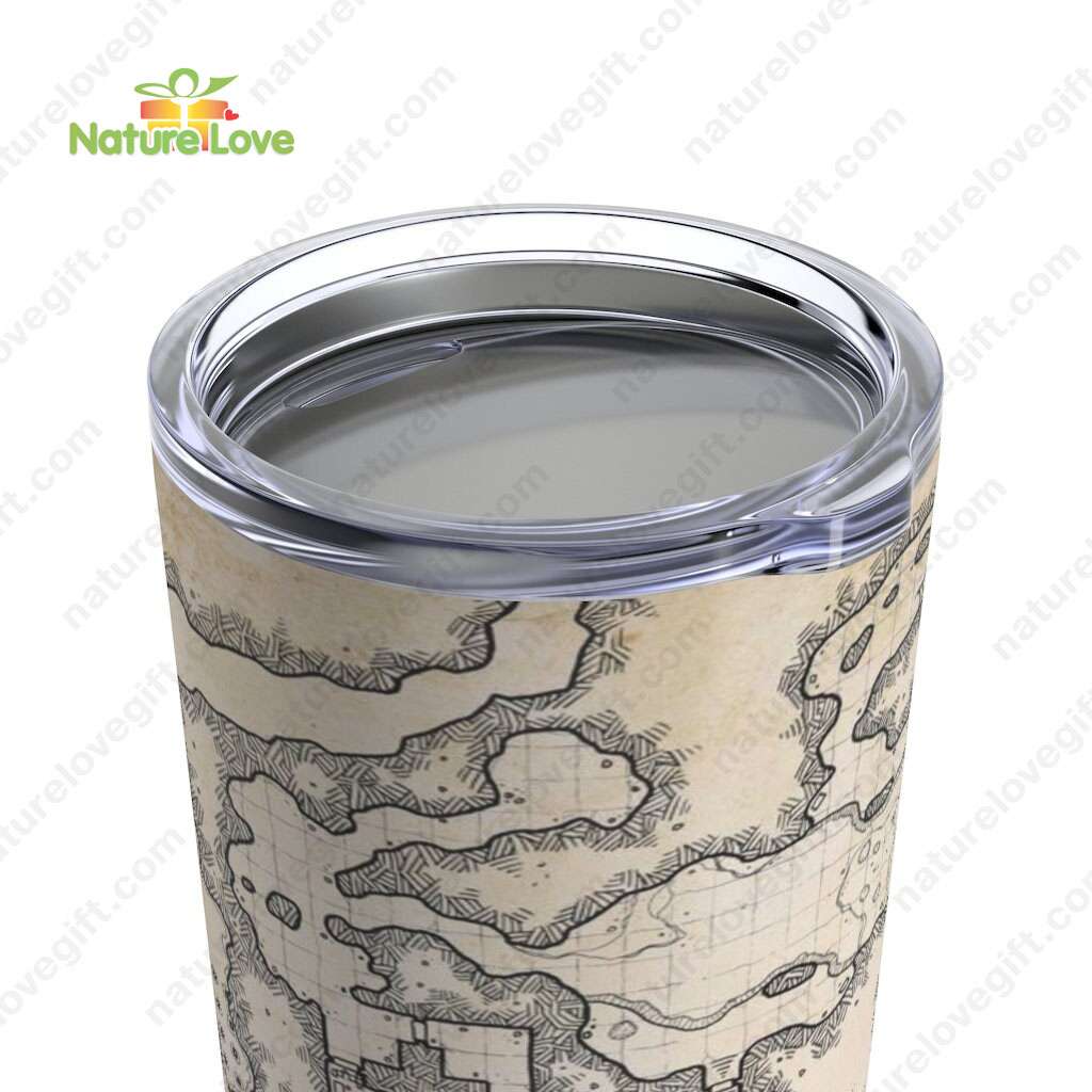 DND Map Cartography Pathfinder Tumbler DnD Dungeons and Dragons Gift