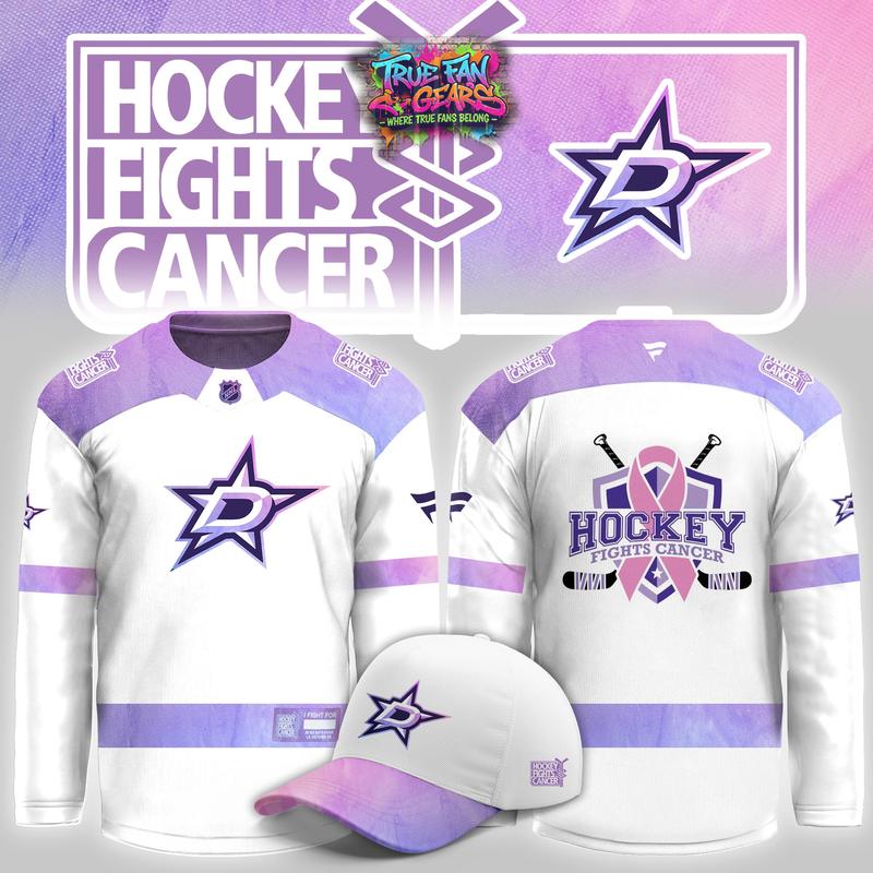 Dallas Stars Hockey Fights Cancer 2026 Hockey Jersey