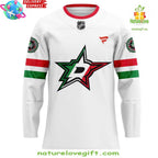 Dallas Stars Hockey Jersey Noche Mexicana Special White