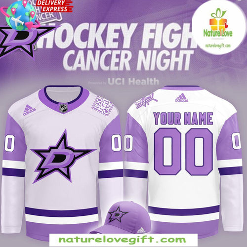 Dallas Stars Hockey Fights Cancer 2026 Jersey