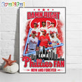 Damn Right Philadelphia Phillies I Am A Fan Now And Forever Phillies Poster Canvas Art