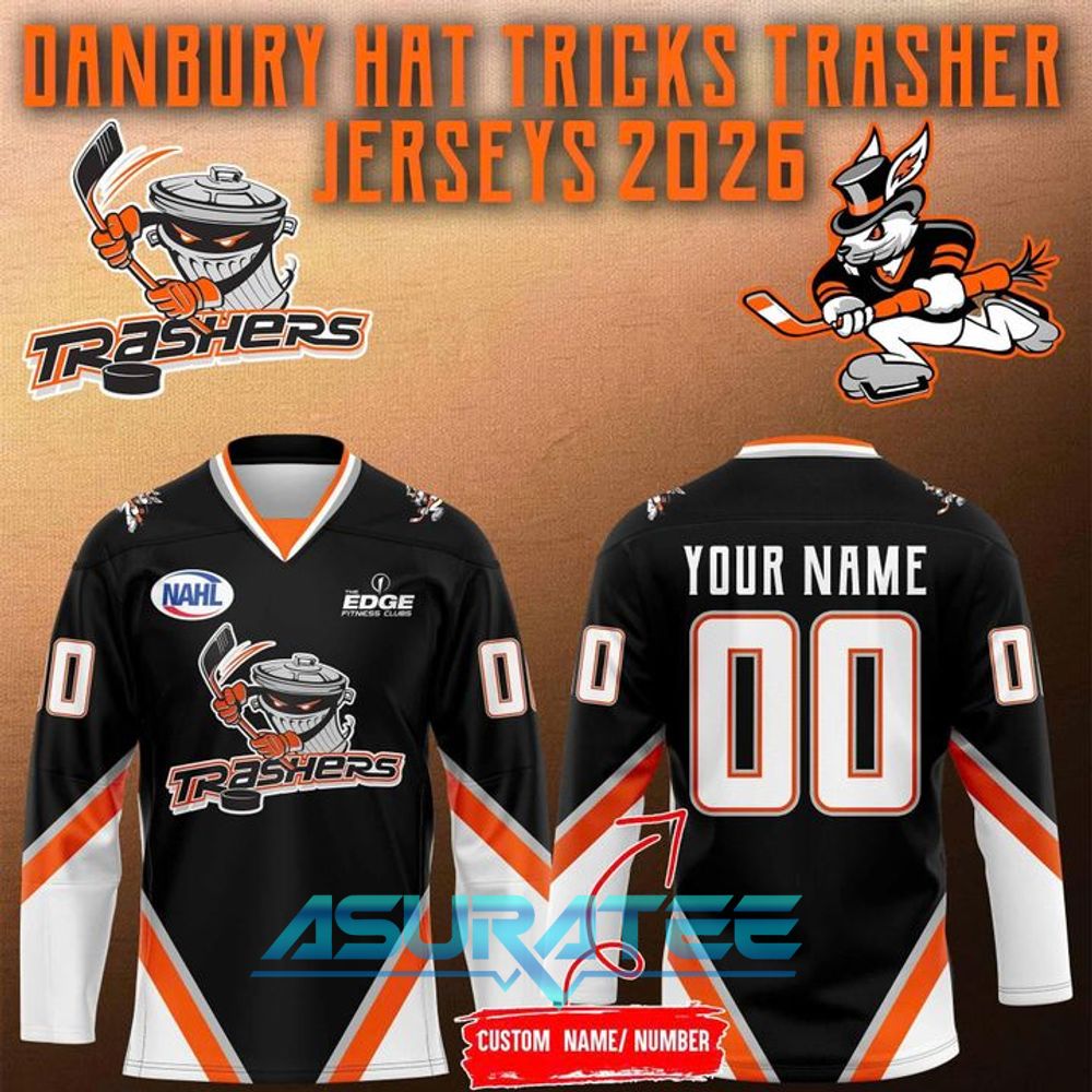 Danbury Hat Tricks Trashers 2026 Limited Edition Hockey Jersey