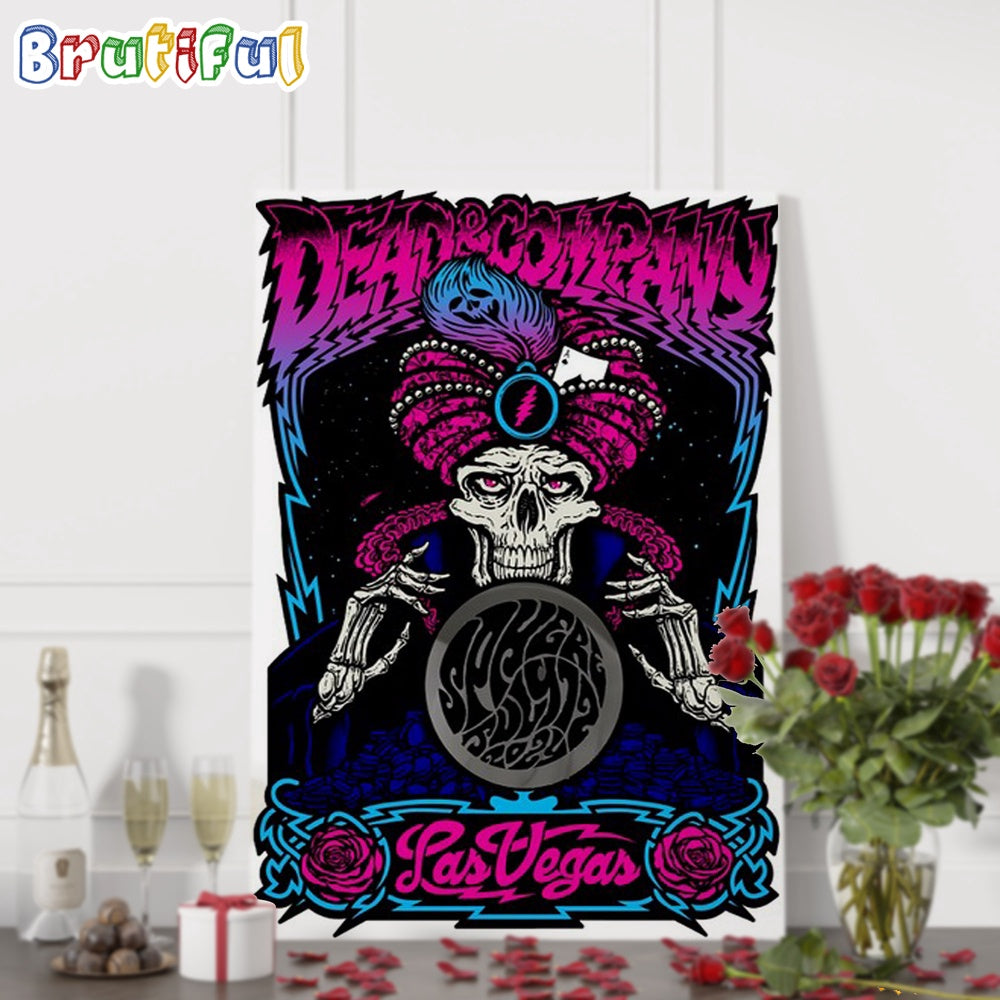 Dead & Company July 12 2024 Sphere Las Vegas NV Tour Wall Art Poster Canvas