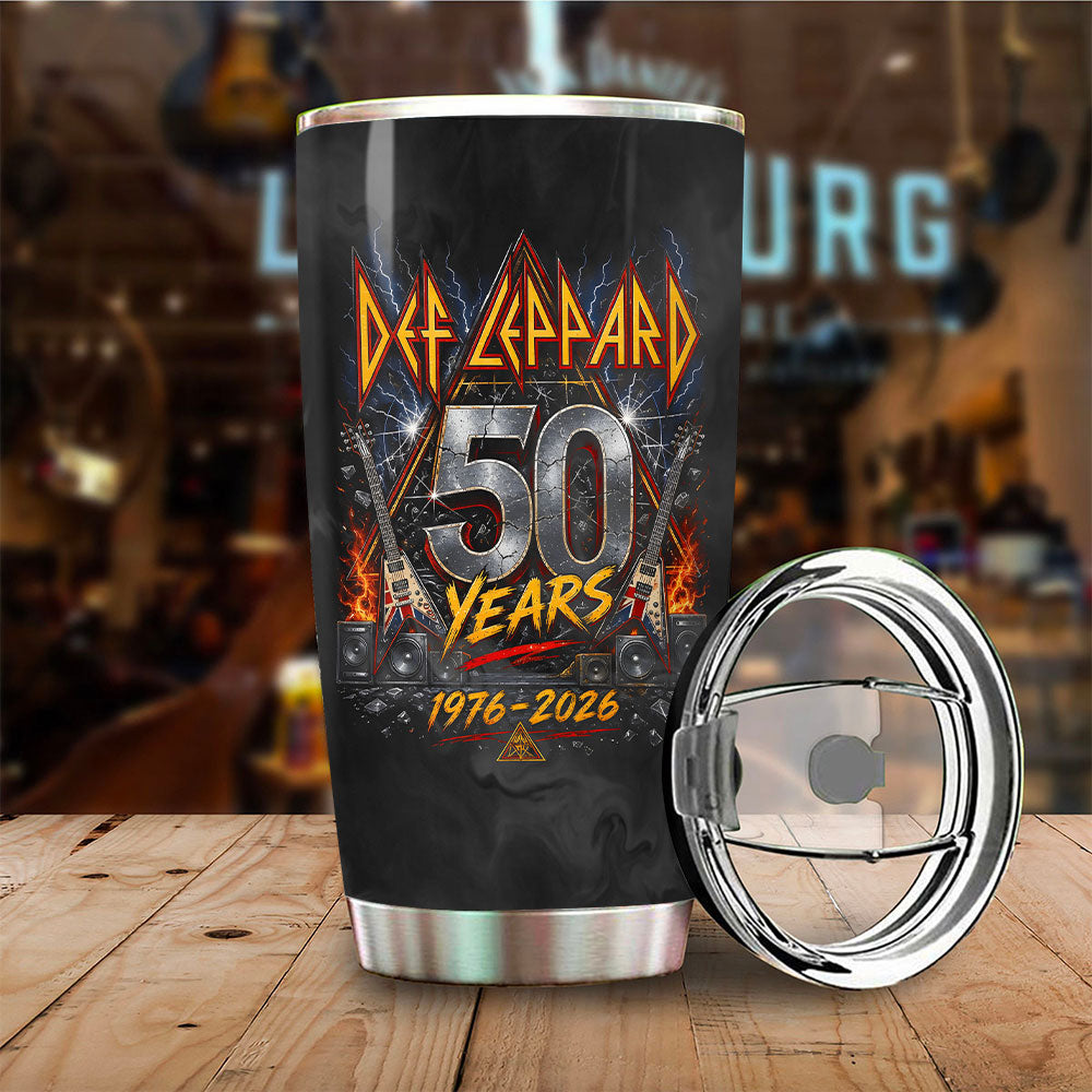 Def Leppard 50th Anniversary Tumbler Cup – TANTN24673