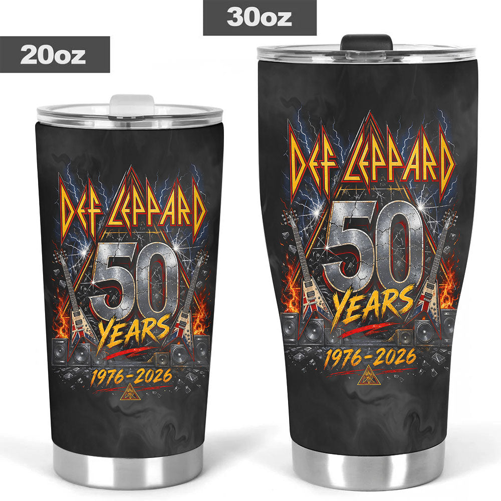 Def Leppard 50th Anniversary Tumbler Cup – TANTN24673
