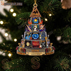 Def Leppard Leppard Iconic Album Covers Tiered Personalized Christmas Ornament