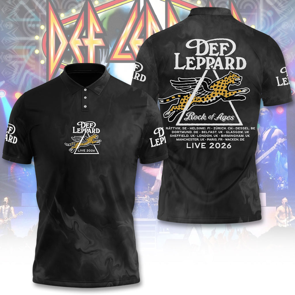 Def Leppard 50th Anniversary 3D Apparel – TANTN24677