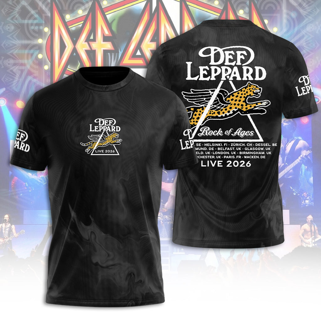 Def Leppard 50th Anniversary 3D Apparel – TANTN24677