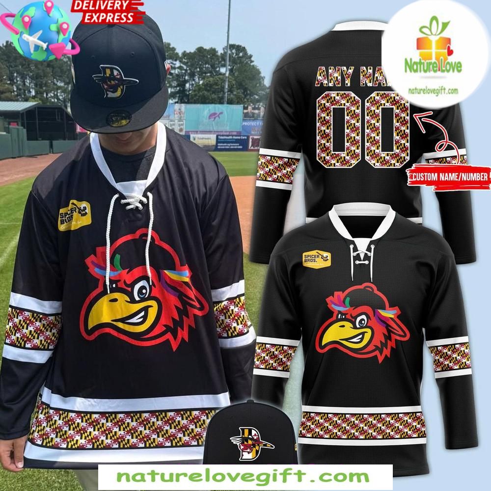 2026 Delmarva Shorebirds Spicer Bros Hockey Jersey