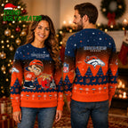Denver Bronco Ugly Sweater Denver Broncos Light Up Sweater Denver Broncos Ugly Sweater Uniform
