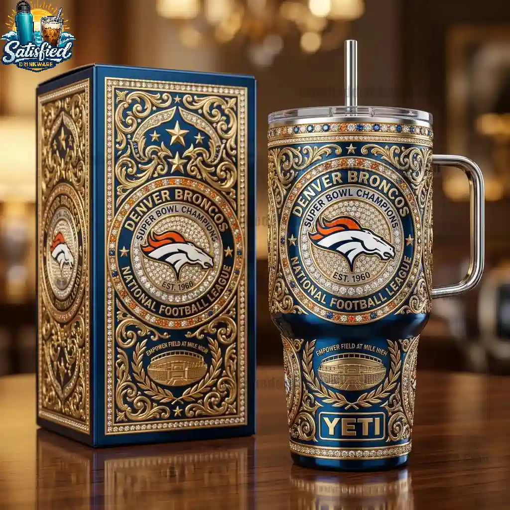 Denver Broncos 40oz Collector Edition Insulated Tumbler 2026