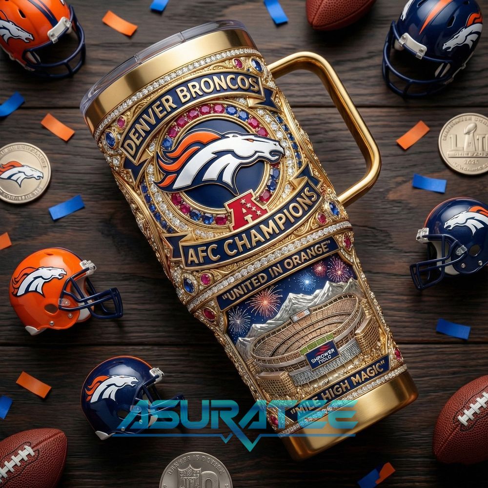 Denver Broncos AFC Champions Limited Edition YETI Tumbler