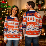 Denver Broncos Bud Light Beer Ugly Christmas Sweater