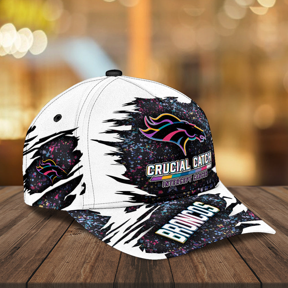 Denver Broncos x Crucial Catch Intercept Cancer Classic Cap – MAITM12956