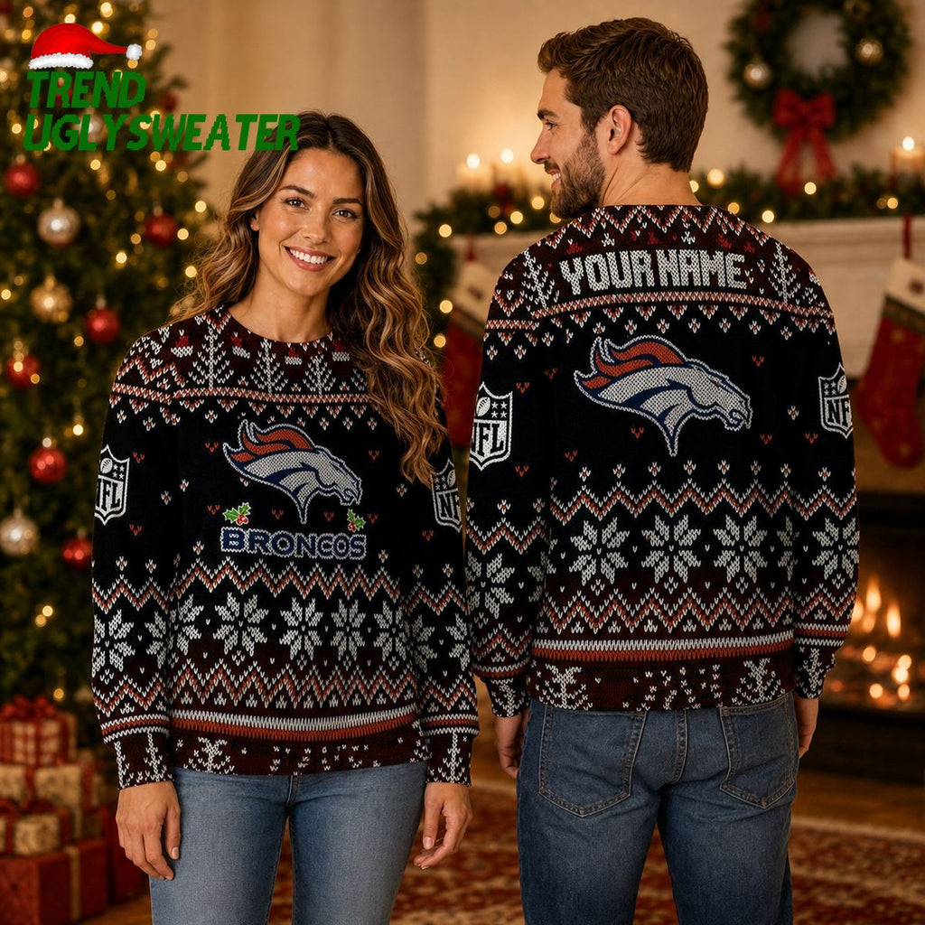 Denver Broncos Special Edition New Ugly Christmas Sweater