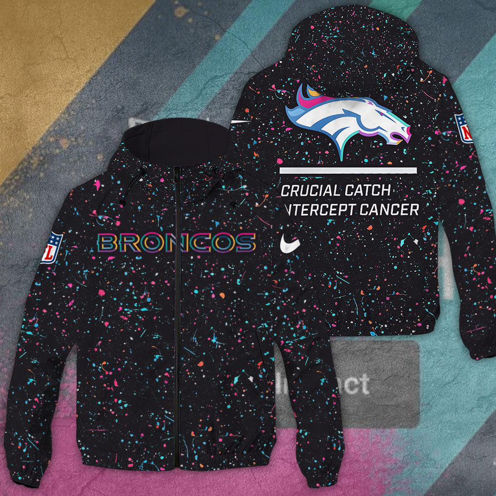 Denver Broncos 3D Windbreaker Jacket – TANTN15765