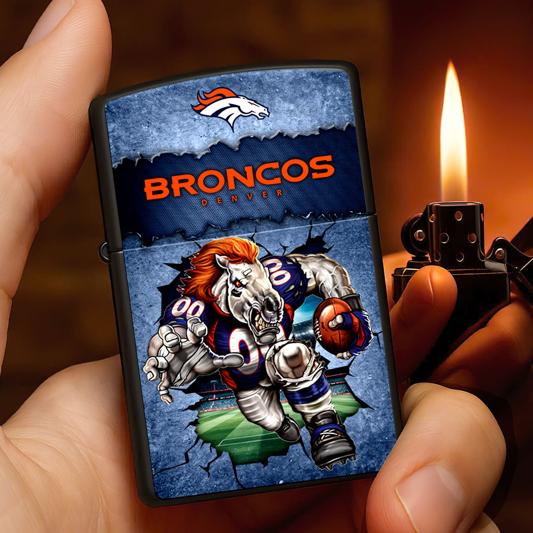 Denver Broncos Zippo Lighter Case (No Insert) – HOATT13319
