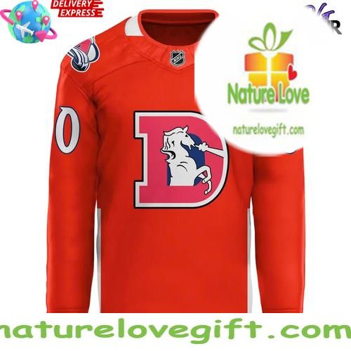 Denver Broncos Colorado Avalanche Custom Hockey Jersey Limited Edition