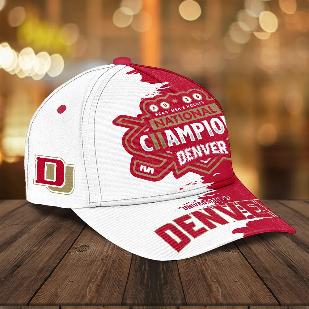 Denver Pioneers 2026 Men's Ice Hockey National Champions Classic Cap – TANTN22369