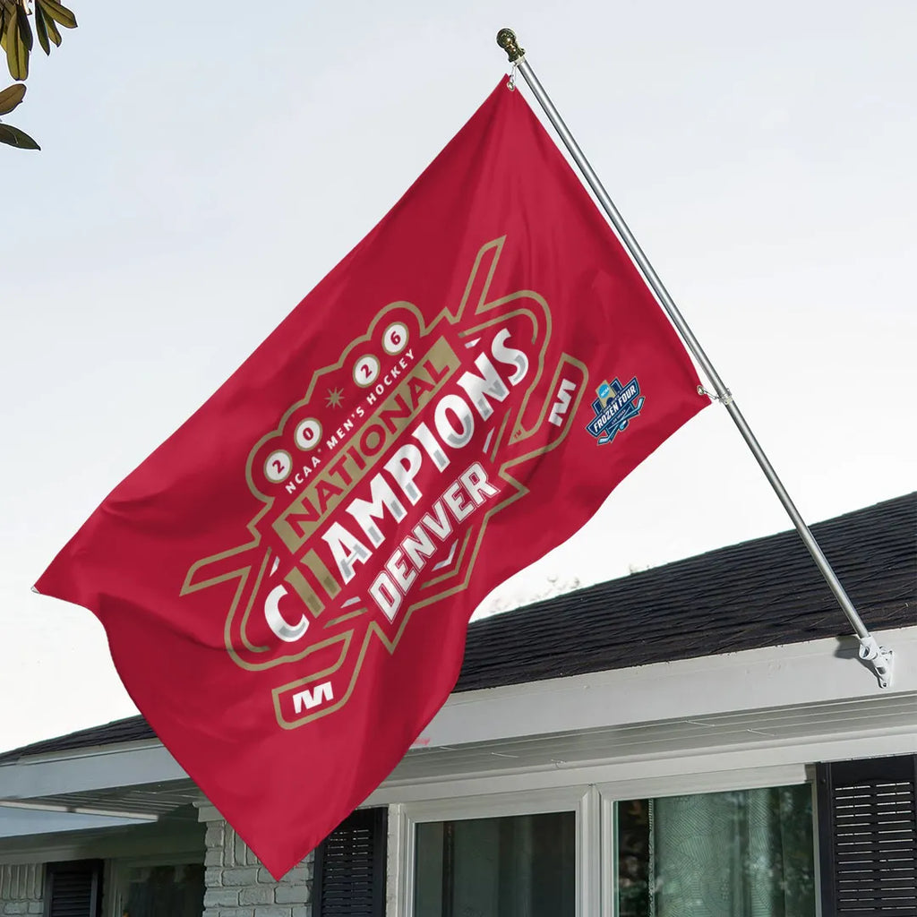 Denver Pioneers 2026 Men's Ice Hockey National Champions 3D Double-side House Flag – TANTN22367