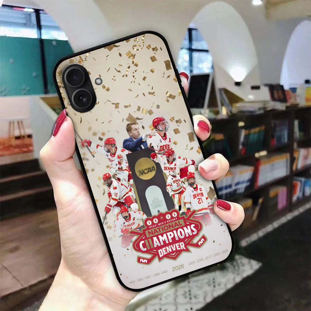 Denver Pioneers 2026 Men's Ice Hockey National Champions Phone Case – TANTN22374