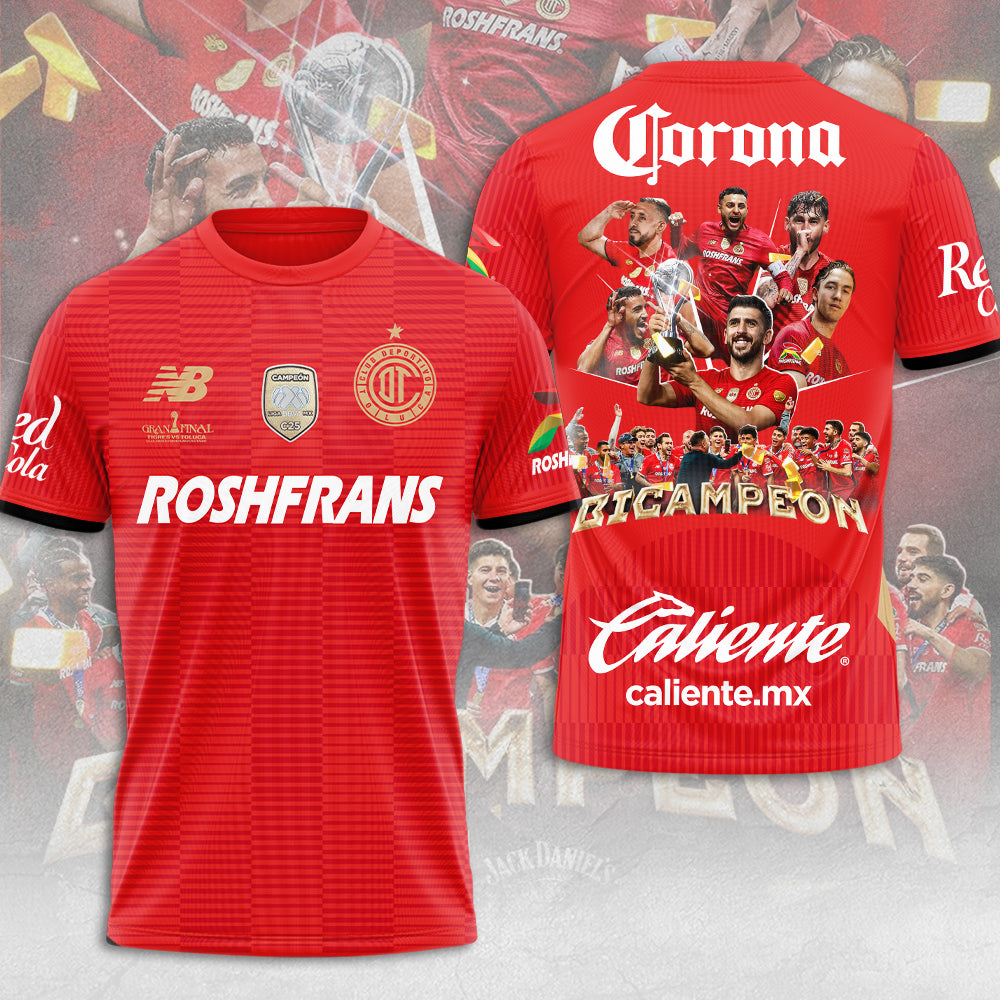 Deportivo Toluca F.C 3D Apparel – MAITM14088